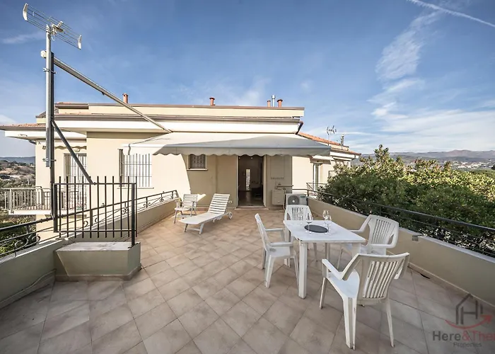 Apartment Panorama Blu - 7min - Terrazza - Wifi *